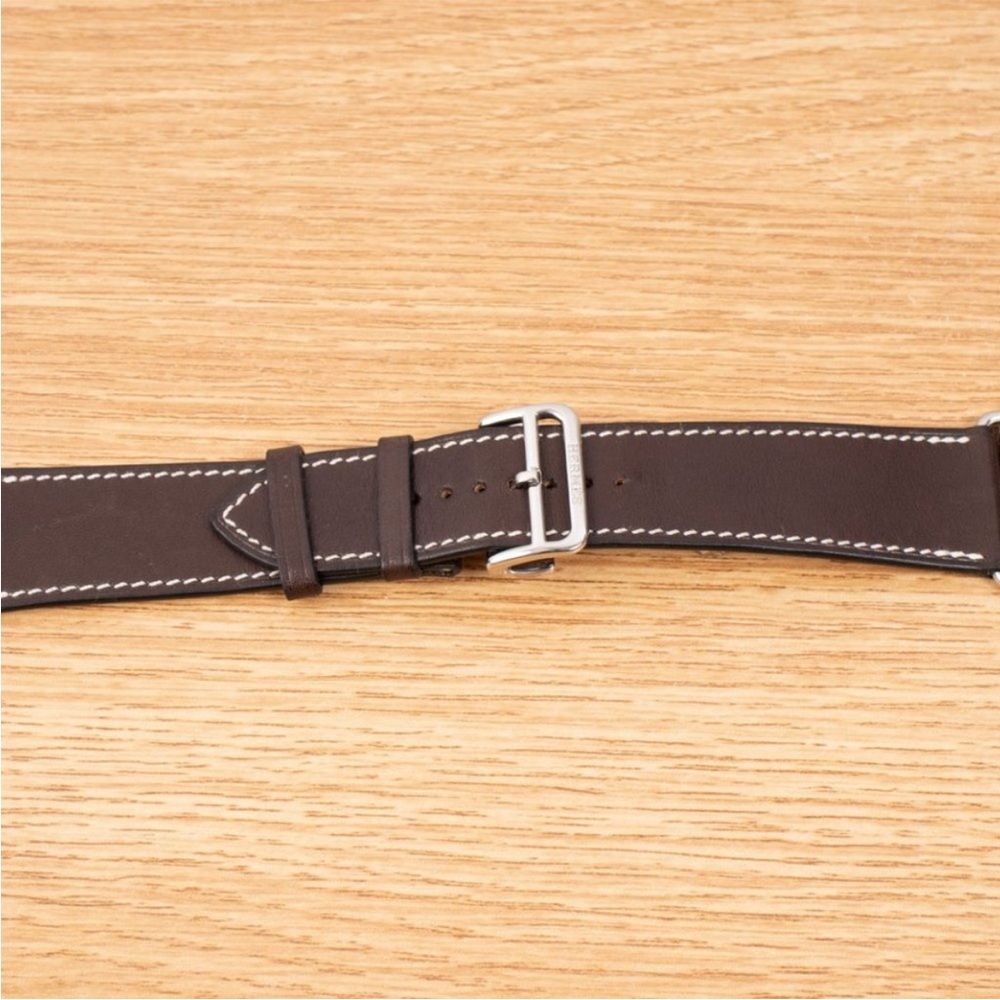 Apple Watch Hermes Hermès 45mm 44mm 42mm Single Tour Deployment Buckle Ébène